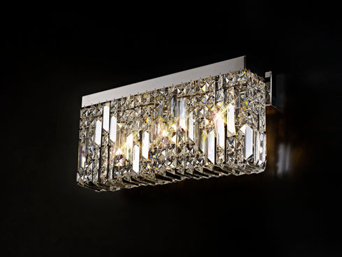 Zula Rectangular 3 Light Large Wall Lamp